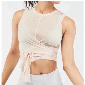 New Fabletics Women’s Tie Up Ryan Crop Tank Top Size Medium